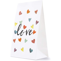 36X Valentine&#39;S Day Gifts Treat Candy Bags With Rainbow Heart For Kids E... - £25.57 GBP