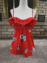 American Eagle 2012 Floral Spaghetti Strap Sleeveless Blouse Top Womans ... - $24.75