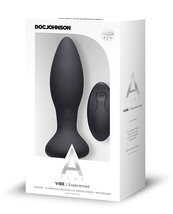 A Play Rechargeable Silicone Experienced Anal Plug W/remote - Black - $99.99