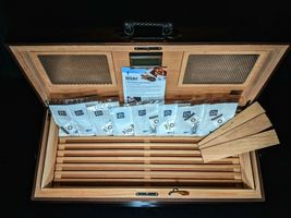 Brizard Mac Daddy Humidor Made in USA Measures 26.5 " L X 11.5" X 5.5"  NIB image 2