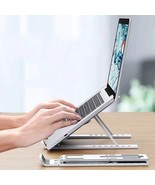 Laptop Stand Ergonomic Portable Adjustable Riser Holder Desk Foldable No... - $7.26