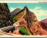 The Pali Honolulu Hawaii HI Linen Postcard J5 - £5.41 GBP