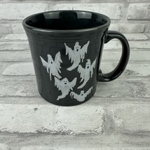 Fiesta Ghosts by Homer Laughlin Halloween Mug 15 oz Slate Grey Coffee Tea - $22.04