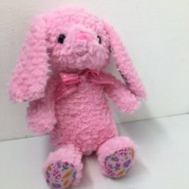 Homerbest 12” Fluffy Easter Bunny Plush Rabbit Pink Floppy Ears - £7.28 GBP