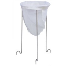 Norpro, White &amp; Silver Strainer Stand, 12in/30.5cm high and 6.5in/16.5cm - $18.99