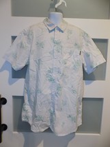 O&#39;Neill White Button Up Aloha SS Shirt Size L Boy&#39;s - $17.00
