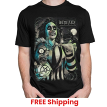 Beetlejuice Vintage Tim Burton Movie Unisex Cotton Black T-Shirt S-5XL G... - $496.54 MXN