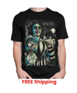 Beetlejuice Vintage Tim Burton Movie Unisex Cotton Black T-Shirt S-5XL G... - €27,61 EUR