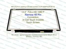 R140nwf5 Gateway LCD Display 14.0&quot; Led Gwtn141-1bl - £83.87 GBP