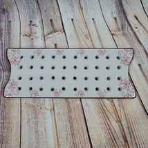 Temptations Old World Drip Tray for Loaf Pan/Trivet 10 1/4&quot;x4&quot; Cran-Red ... - $13.93