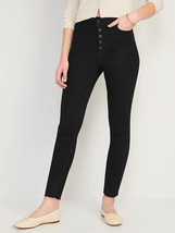 Old Navy Rockstar 360 Stretch Super Skinny Jeans Womens 8 Petite Black NEW - £25.61 GBP