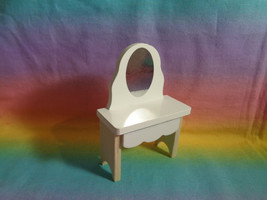 KidKraft Dollhouse Wood Furniture Bedroom Mirrored Vanity White - $7.86