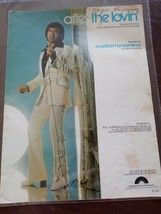 Vintage 1976 Engelbert Humperdinck After The Lovin&#39; Sheet Music Bernstein Adams - £14.93 GBP