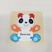 Hapeebobee Jigsaw puzzles Wooden puzzle animal shaped colored toys - £13.36 GBP
