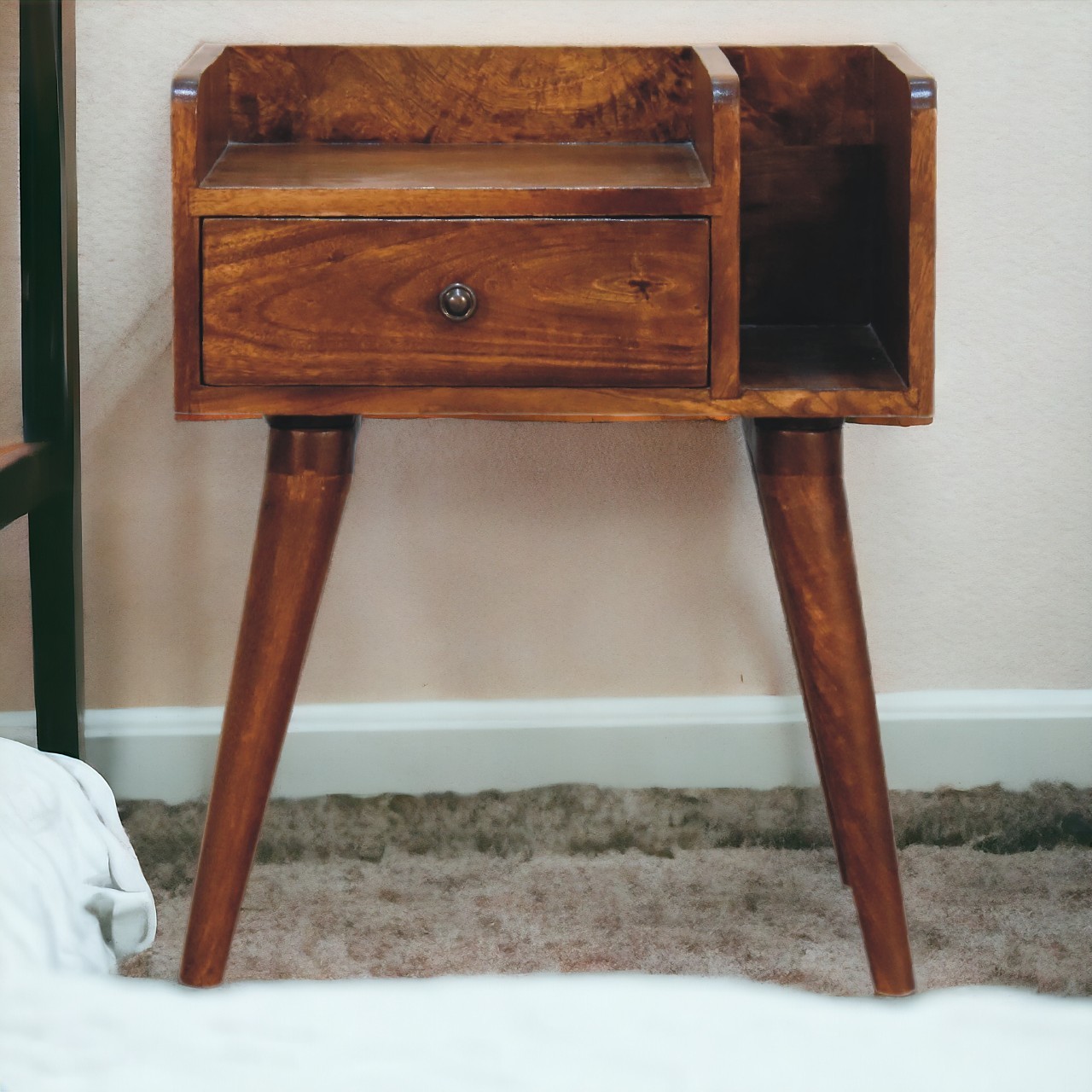 Artisan Furniture Solid Wood Chestnut Collective Nightstand, Brown - $182.00