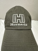 Hornady Baseball Hat Green Logo Hornaday Ammunition Adjustable Cap - £14.87 GBP