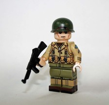 Ranger Private D Day WW2 soldier Army Minifigure - £5.14 GBP