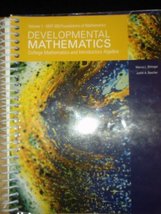 Developmental Mathematics, Volume 3-MAT 099/Intermediate Algebra, 8th ed... - $3.31