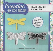 Creative Dies. Dragonfly Die and Stamp set. Ref:005. Die Cutting Cardmaking - $7.43