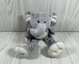 Spark Create Imagine elephant gray rattle plush stretchy elastic arms legs - $12.86