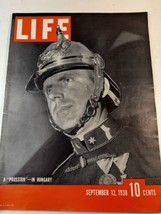 Life Magazine September 12, 1938 Vintage Color Ads / Polaroid/ World Events - £9.59 GBP