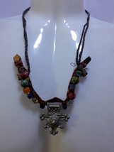 Vintage Tuareg Necklace, Handmade Silver Berber Jewelry, Tribal necklace - $118.85