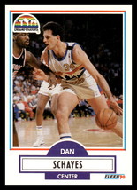 1990-91 Fleer #53 Dan Schayes Denver Nuggets - £1.59 GBP