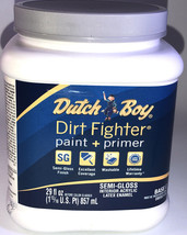 Dutch Boy DB583-05 Dirt Fighter Semi Gloss Interior  Paint+Primer,Base C... - £69.21 GBP