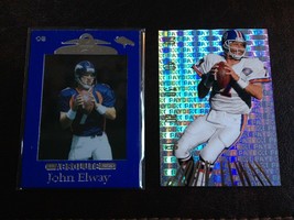 1999 PLAYOFF ABSOLUTE SSD BLUE #36 JOHN ELWAY + 1995 Paydirt PD8  Denver... - £8.32 GBP