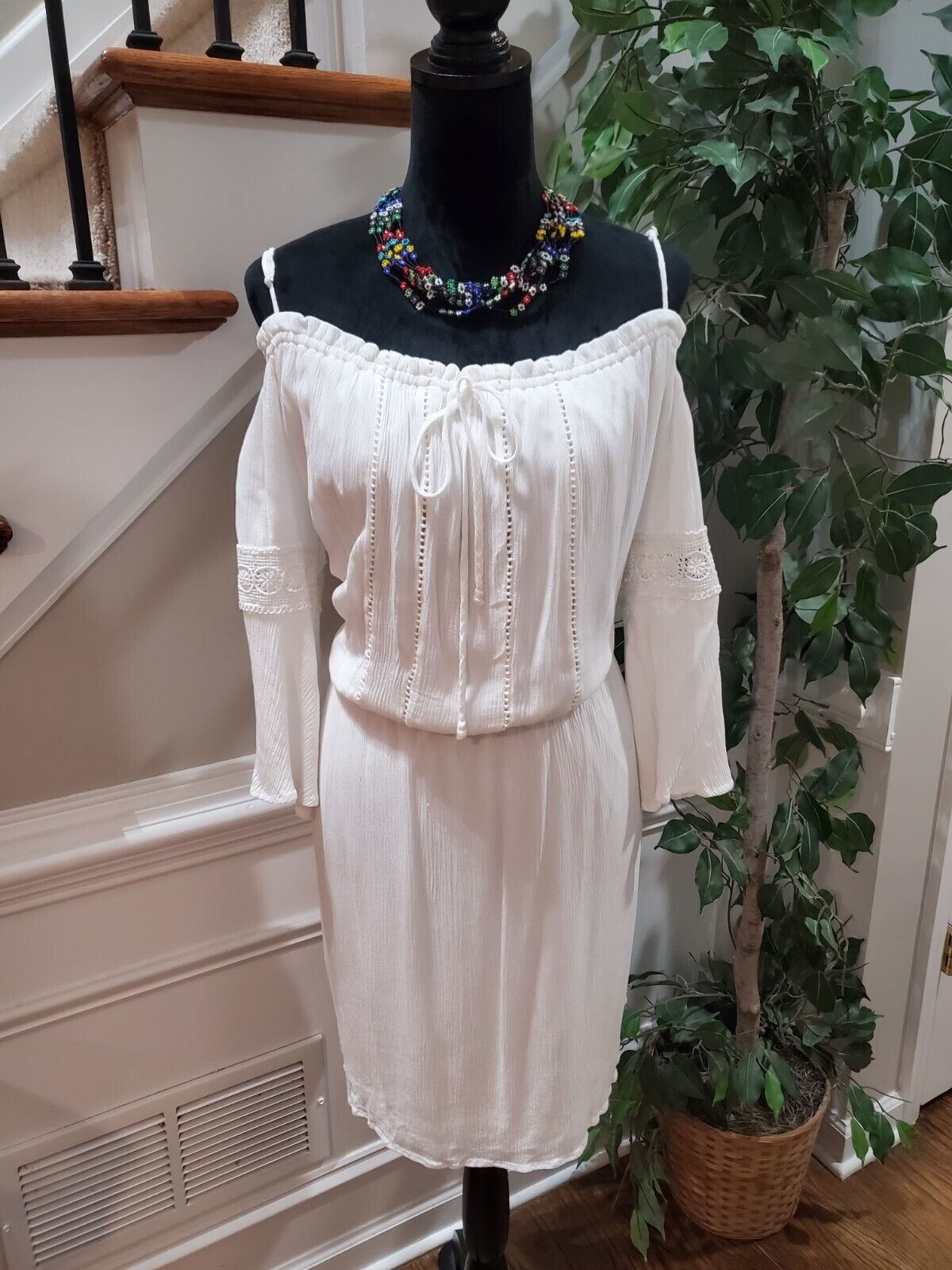 Naif Women's White 100% Rayon Could Shoulder and similar items