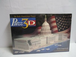 Vintage 718 piece 3D Puzzle Puzz 3D U.S. Capitol Building new 1994 - £14.99 GBP