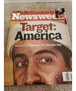 Newsweek Magazine August 16 2004 Target America No Label - $34.28 CAD