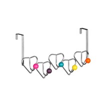 Premier Housewares 5 Hook Over Door Hanger - Multi Colour  - $26.00