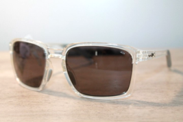 WILEY X SUNGLASSES ALFA GLOSS CLEAR CRYSTAL FRAME W/ GREY LENS Z87-2+ 56... - $39.59