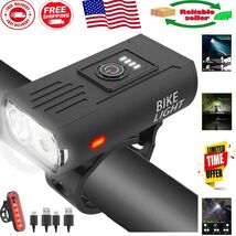 Compact and Powerful Bike Headlight &amp; Taillight Set - Perfect for Night ... - $490.10 MXN