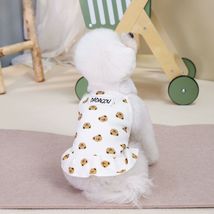 Pet Dog Clothes, Bear Pattern Pullover, Dog and Cat Clothes, Puppy Vest - $14.99