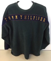 Tommy Hilfiger Men XL Sweater Embroidered Big Letter Spell Out Upper Che... - £31.13 GBP