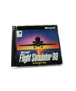 Microsoft Flight Simulator 98 PC Video game 2 cd w/ world of flight - £7.81 GBP