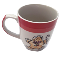 Gingerbread Coffee Cups Mugs People Candy Canes Cookies Holiday Christmas 8oz - £8.28 GBP