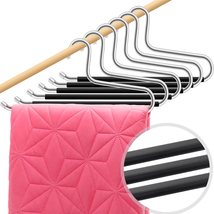 6 Pack Blanket Hanger,Non Slip Hangers Space Saving Stainless Steel Heav... - $1,320.78 MXN
