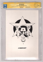 Jim Steranko CGC SS Signed Original Avengers Comic Art Sketch ~ Captain America - £1,433.21 GBP