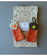 Set of 2 Handmade Crocheted Fall Mug Rugs/Coasters W/2 Mini Hanging Dish... - $21.50