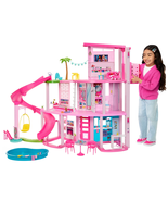 Dreamhouse Pool Party Doll House and Playset with 75+ Pieces, 45 In, Slide & Pup - $213.46