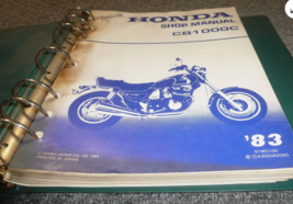 Manuale Di Servizio Honda CB1000C 1983 OEM 61MG100 Con Raccoglitore OEM - $89.99