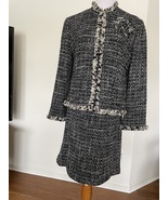 Two pieces Black and grey tweed suit  - $45.00