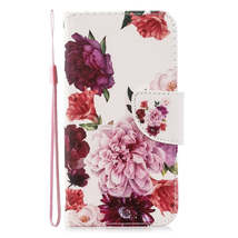 Anymob Xiaomi Redmi Leather Case Flip Fashionable Peony Flowers Cover Wallet - $28.90