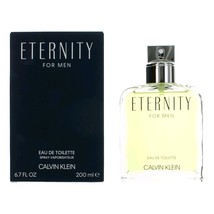 Eternity by Calvin Klein, 6.7 oz Eau De Toilette Spray for Men - $58.27