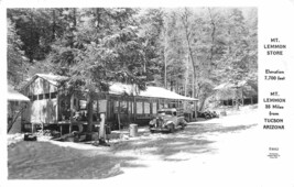 Mt Lemmon Store Snow 35 miles from Tucson Arizona 1950s RPPC Real Photo ... - £9.70 GBP