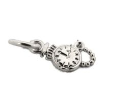 Pocket Watch Charm Pendant .925 Sterling Silver - $24.99