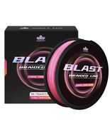 HANDING Blast Braided Fishing Line - No Stretch Colored Braid - Pre-Wet - $5.69 CAD